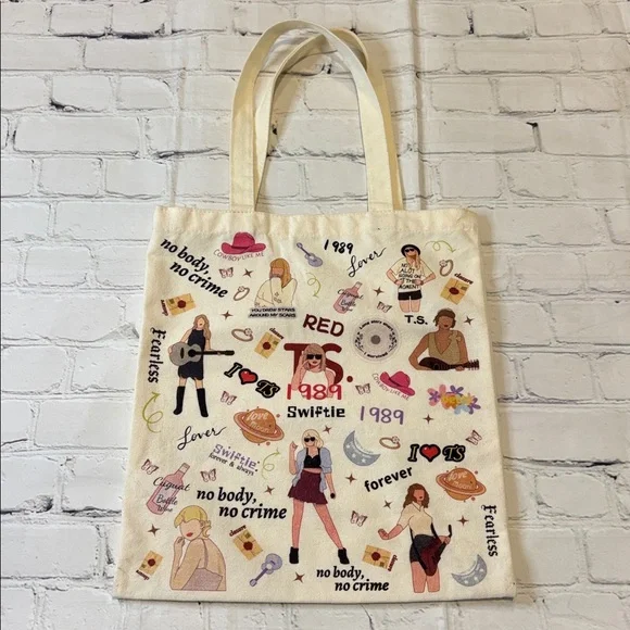 Taylor Swift Eras Tour Canvas Tote Bag - Picture 11 of 11